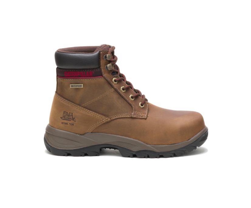 Damske Pracovne Topanky Caterpillar - Dryverse 6 Waterproof Steel Toe - Tmavo Hnede ( 0783-WMDKU )